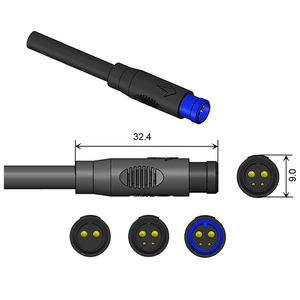 48V AC/DC 10A Charger battery connectors