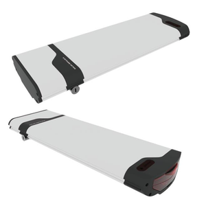 powerful easy install 36v 48v 14ah ebike rear rack battery case with rear light and charger for electric bicycle 